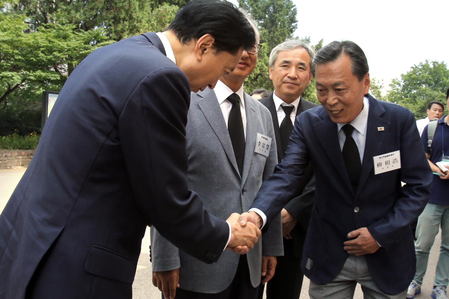 하토야마 유키오 전 일본 총리 서대문형무소 방문