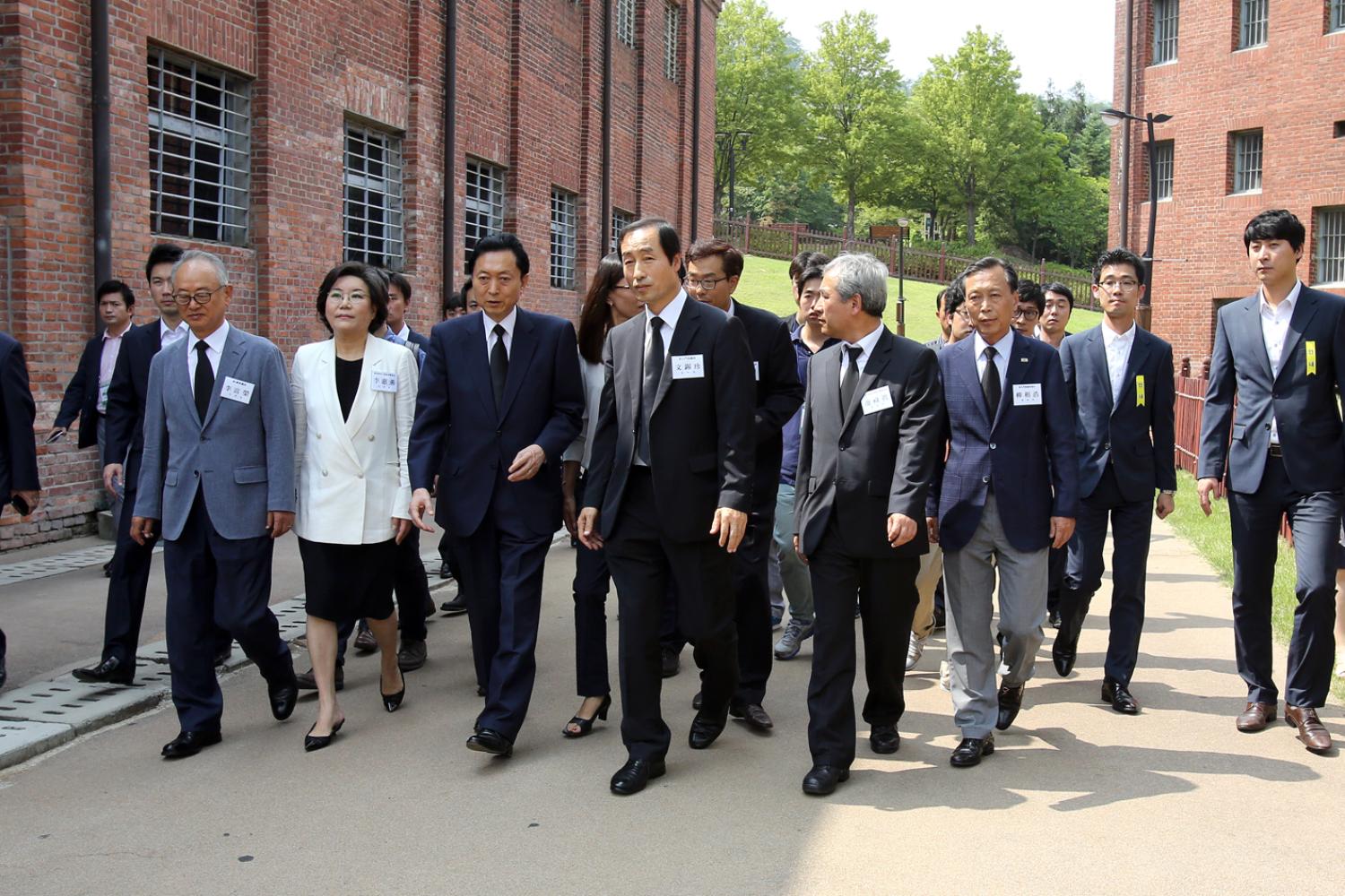 하토야마 유키오 전 일본 총리 서대문형무소 방문