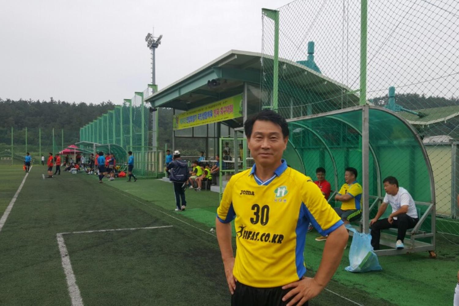 제34회 연합회장기 국민생활체육 전국축구대회-해남공설운동장(핸드폰 사진제공)