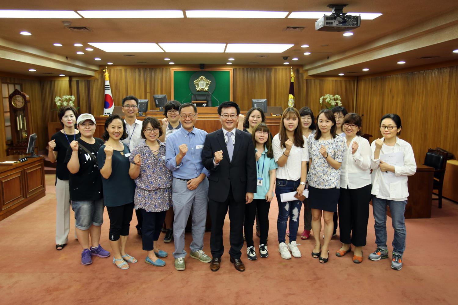 청소년 의회교실 모둠활동가 의회방문