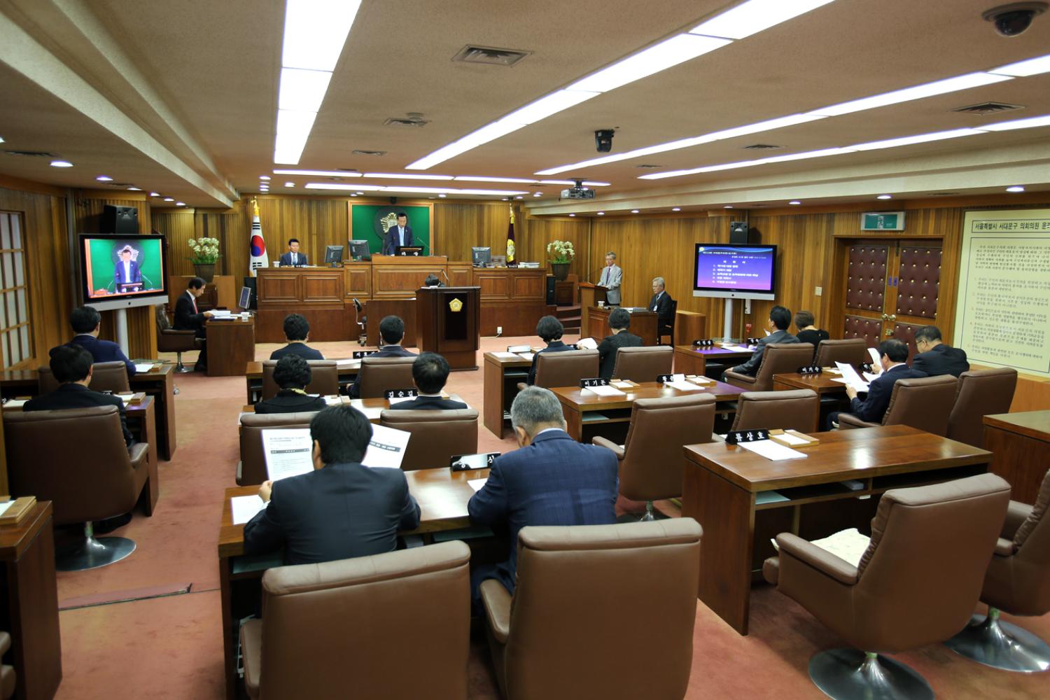 제218회 임시회 개회식