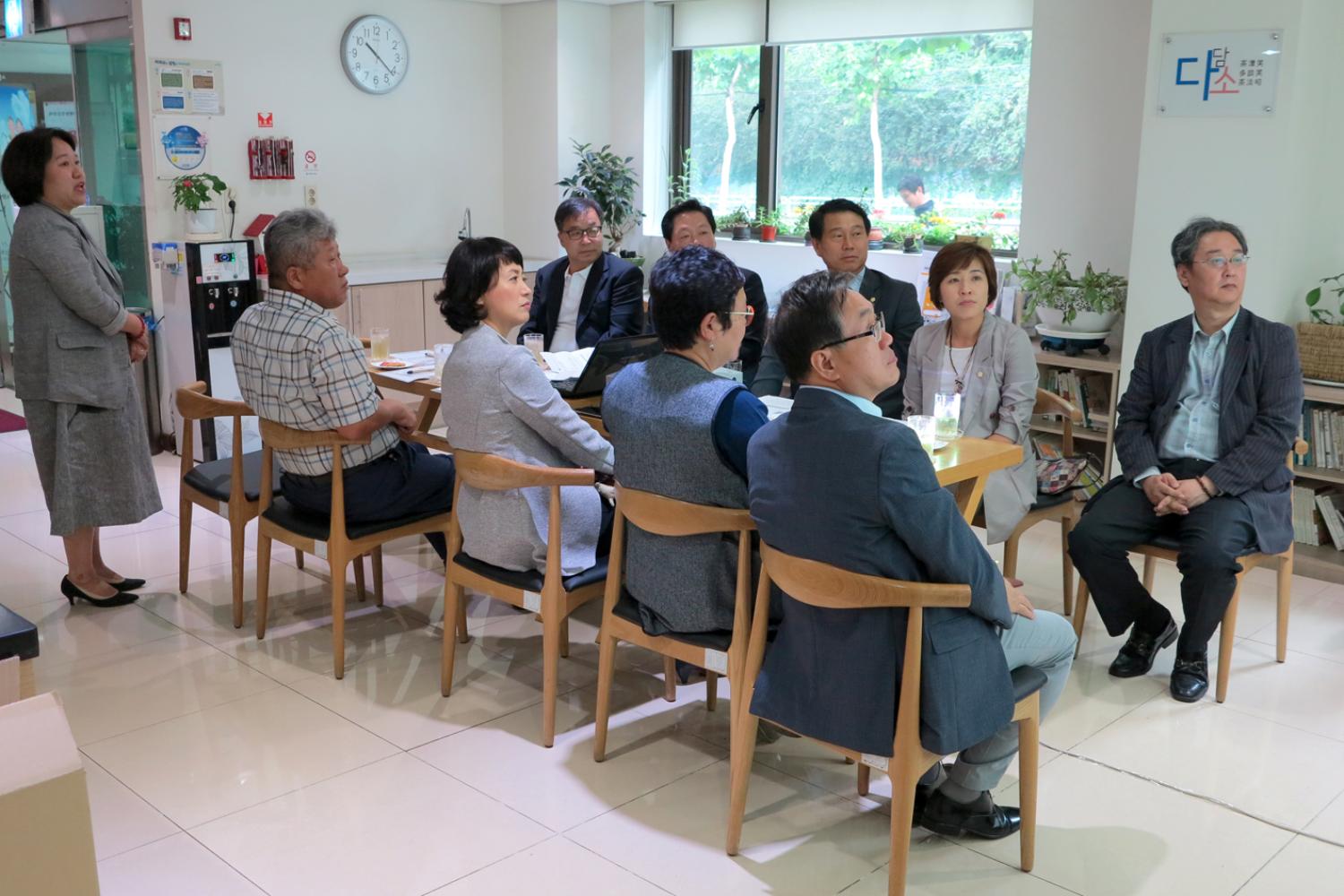 제218회 임시회 행정복지위원회 현장방문(자료제공)