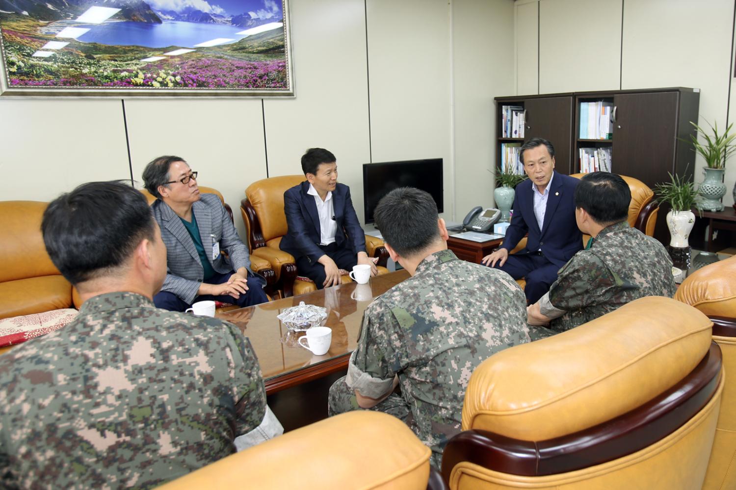 수도경비단장과의 간담회 5