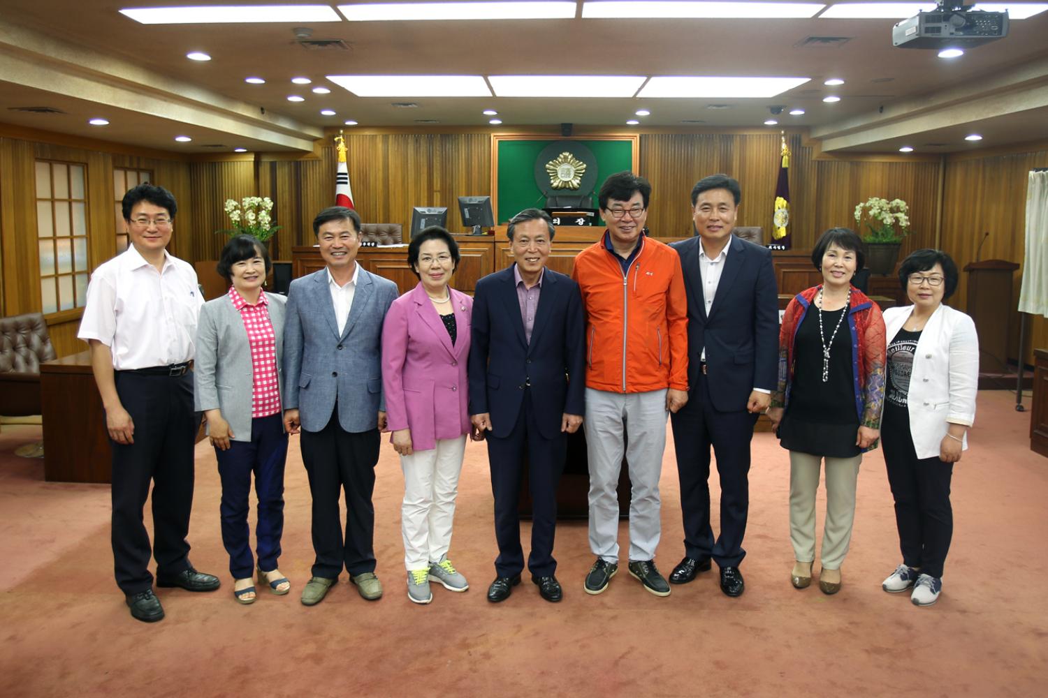 자매도시 전남 장흥군. 군의회 서대문구의회 방문 7