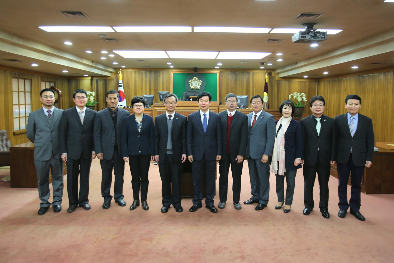 중국 해전구 공무원 의회 방문 4