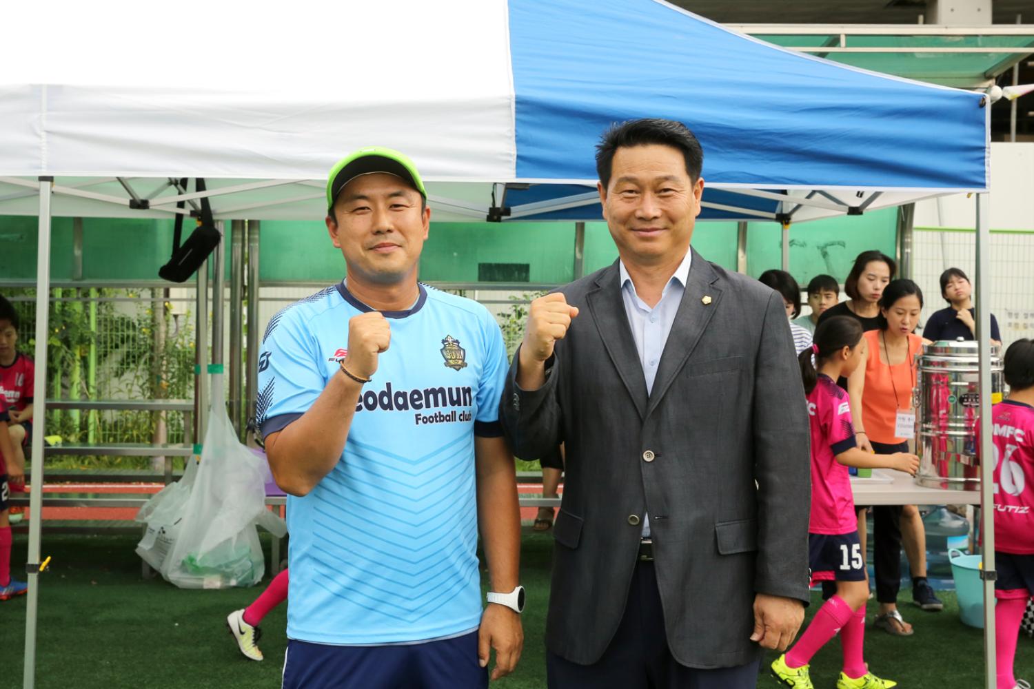 스미다구 어린이 축구단과의 친선경기 8