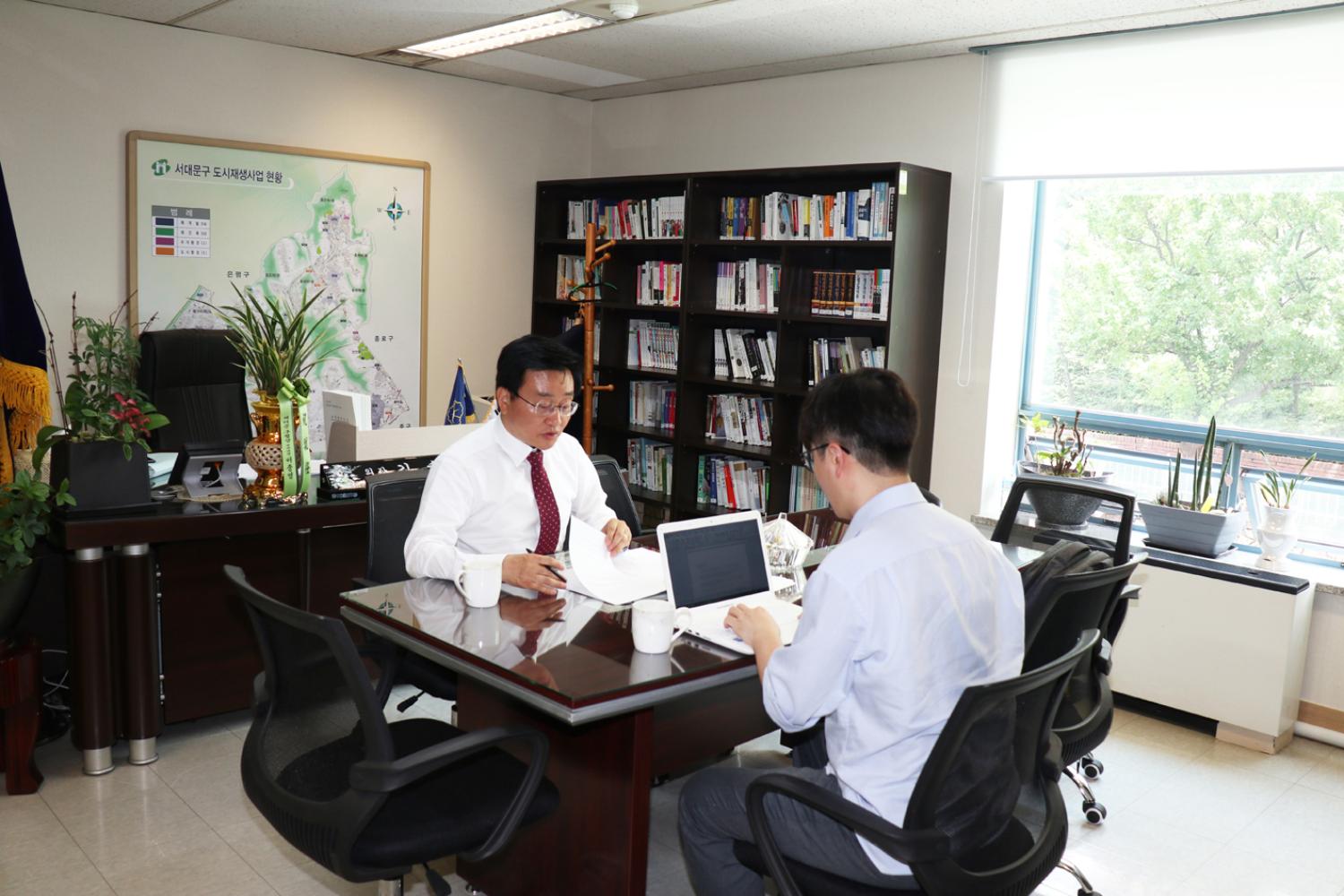 구의회 조직진단 관련 인터뷰