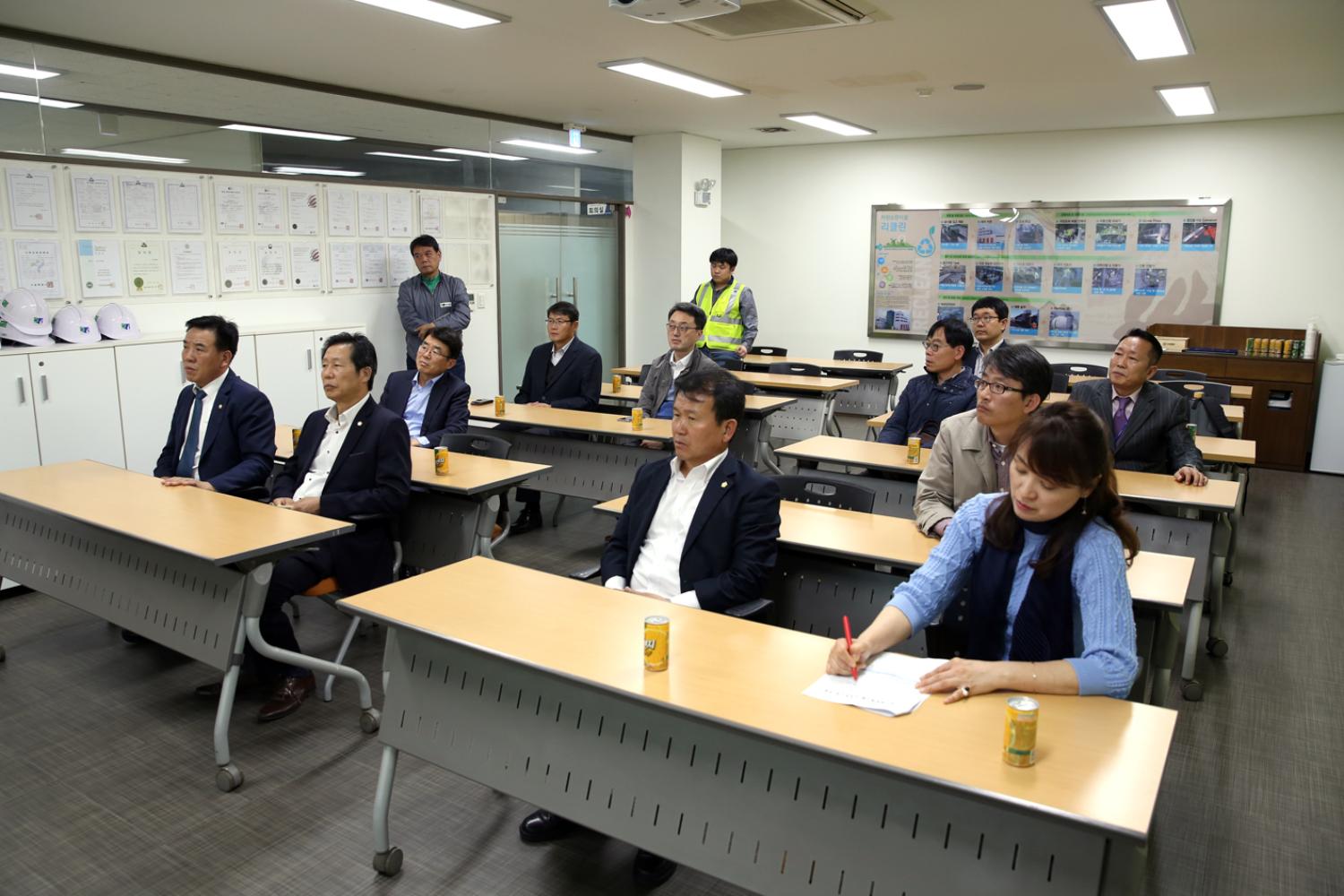 재정건설위원회 송파구 음식물류폐기물 처리장 현장방문 5