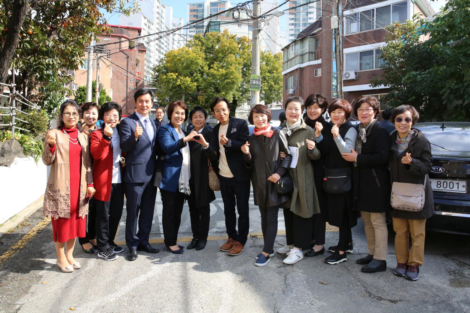 홍제동 노인커뮤니티 센터 건립 현장방문