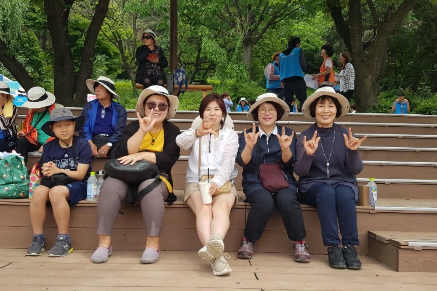 햇살아래 장애인자립생활센터 안산자락길 걷기대회 (네바퀴와 함께 걷는세상)
