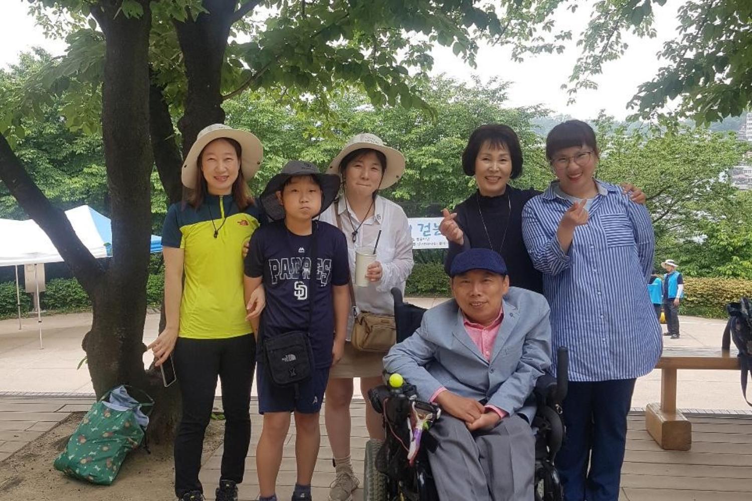 햇살아래 장애인자립생활센터 안산자락길 걷기대회 (네바퀴와 함께 걷는세상) 2