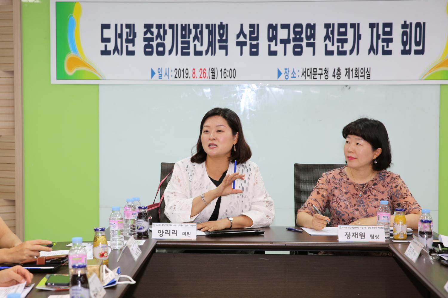 서대문구 도서관 중장기 발전계획 수립 연구용역 전문가 자문 회의 3