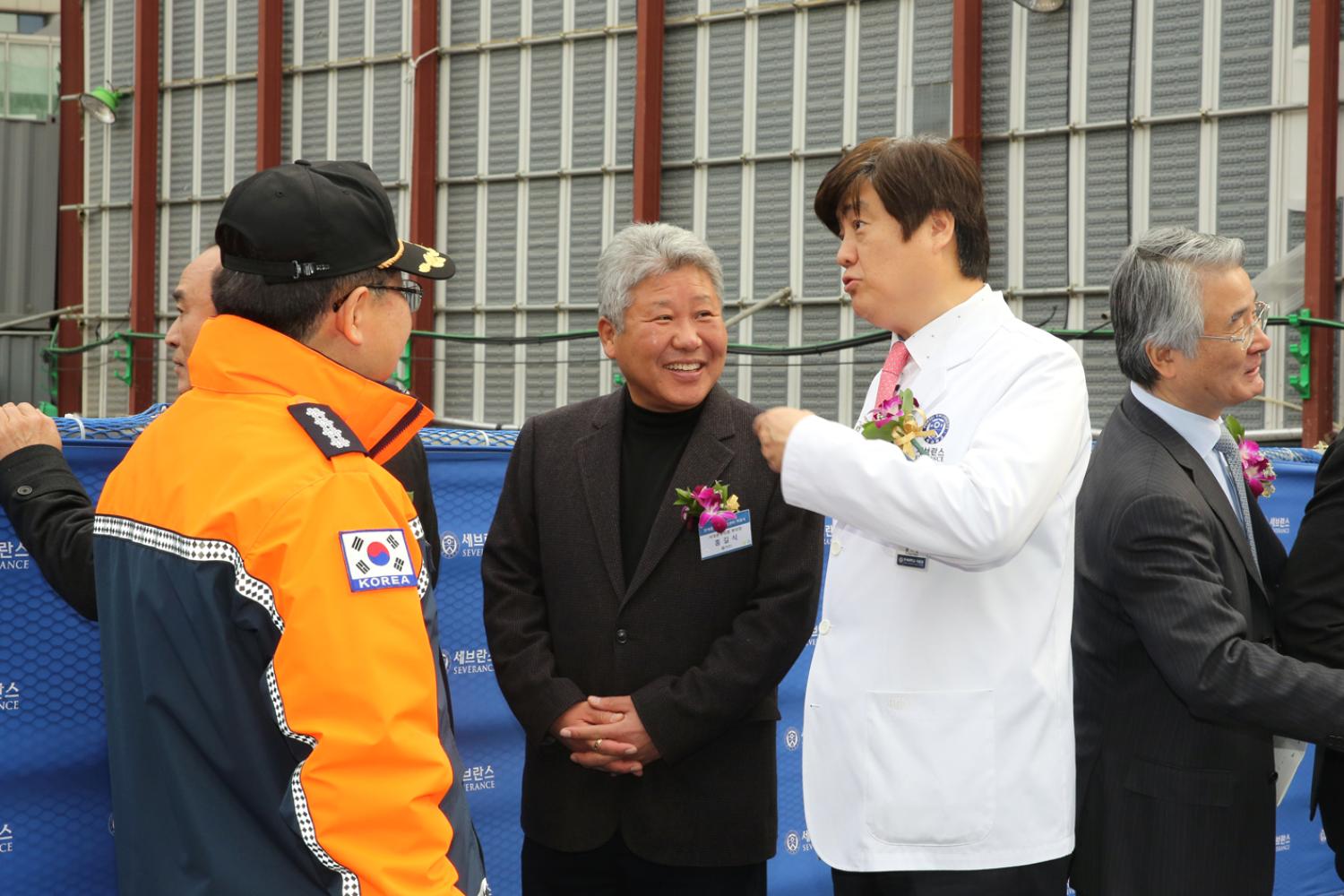 연세중입자암치료센터 착공식 3