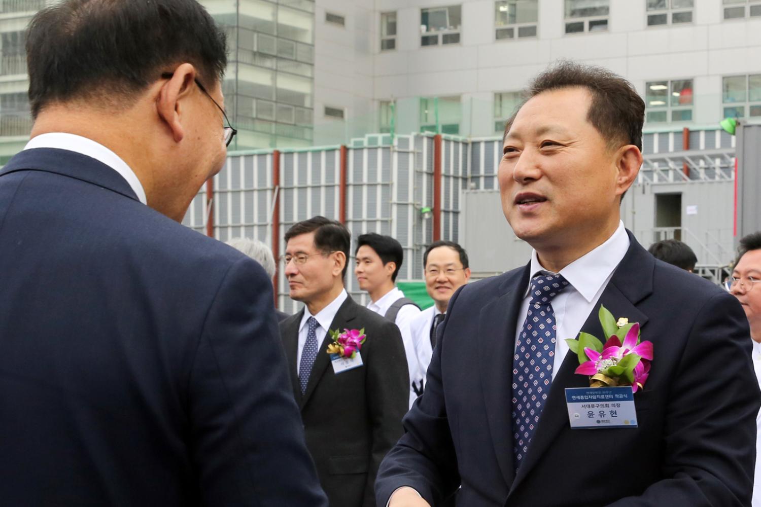 연세중입자암치료센터 착공식 13