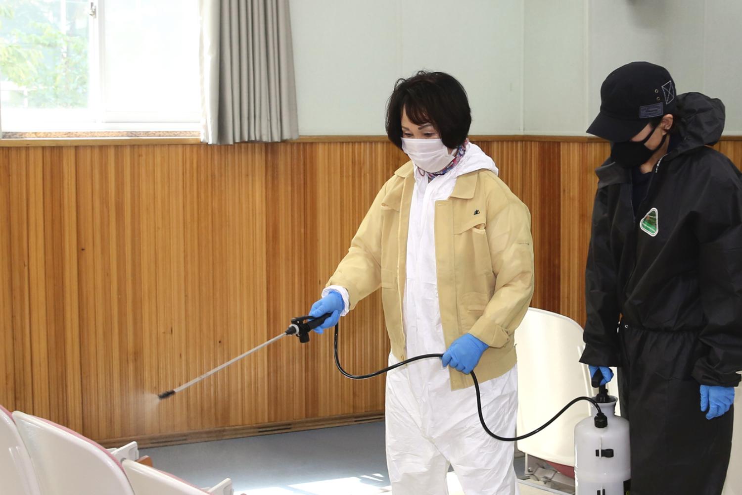 신촌 지구대 생활안전 협의회 방역 3
