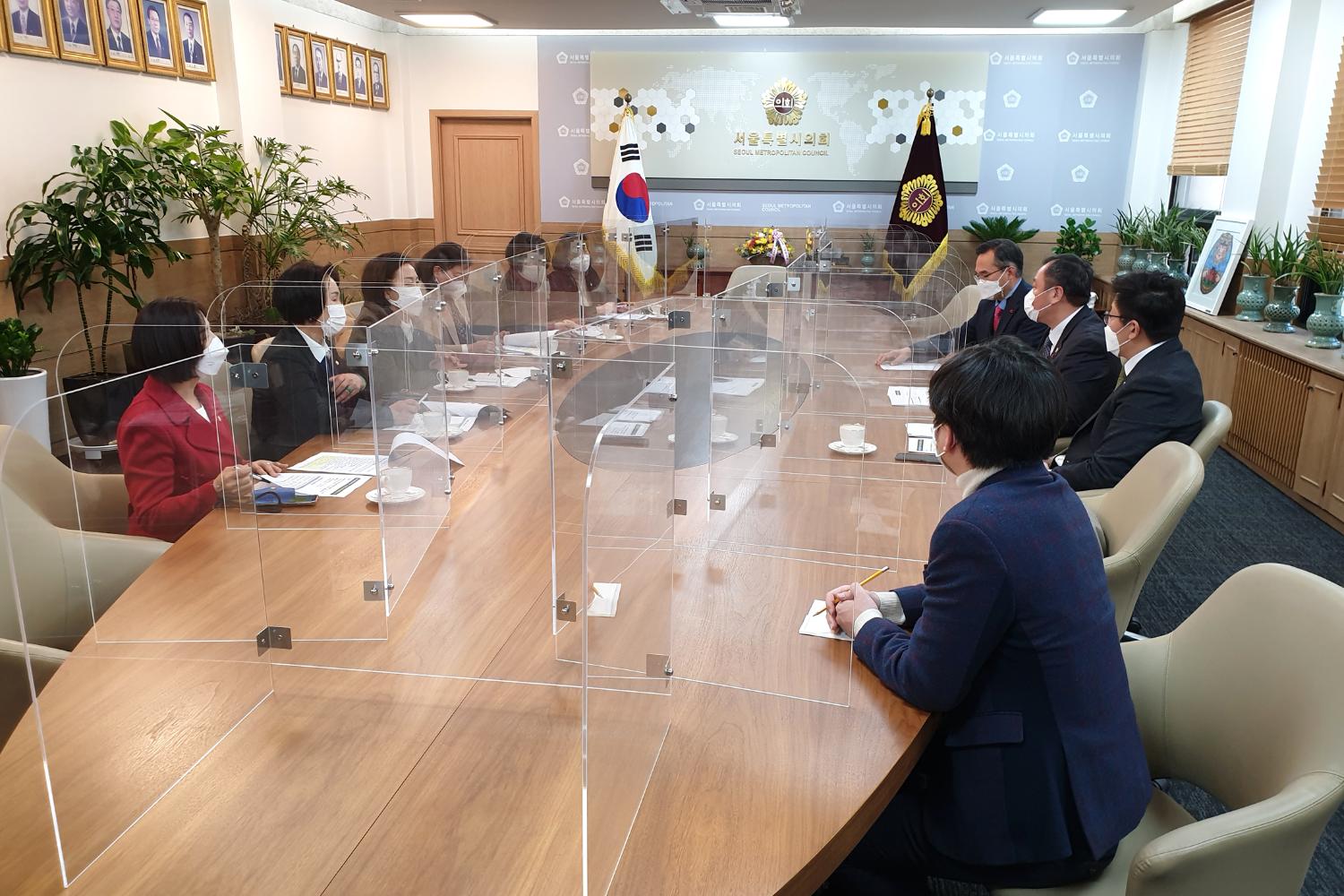 서울특별시의회 의장간담회(서울시의회 및 박경희의원 사진제공) 6