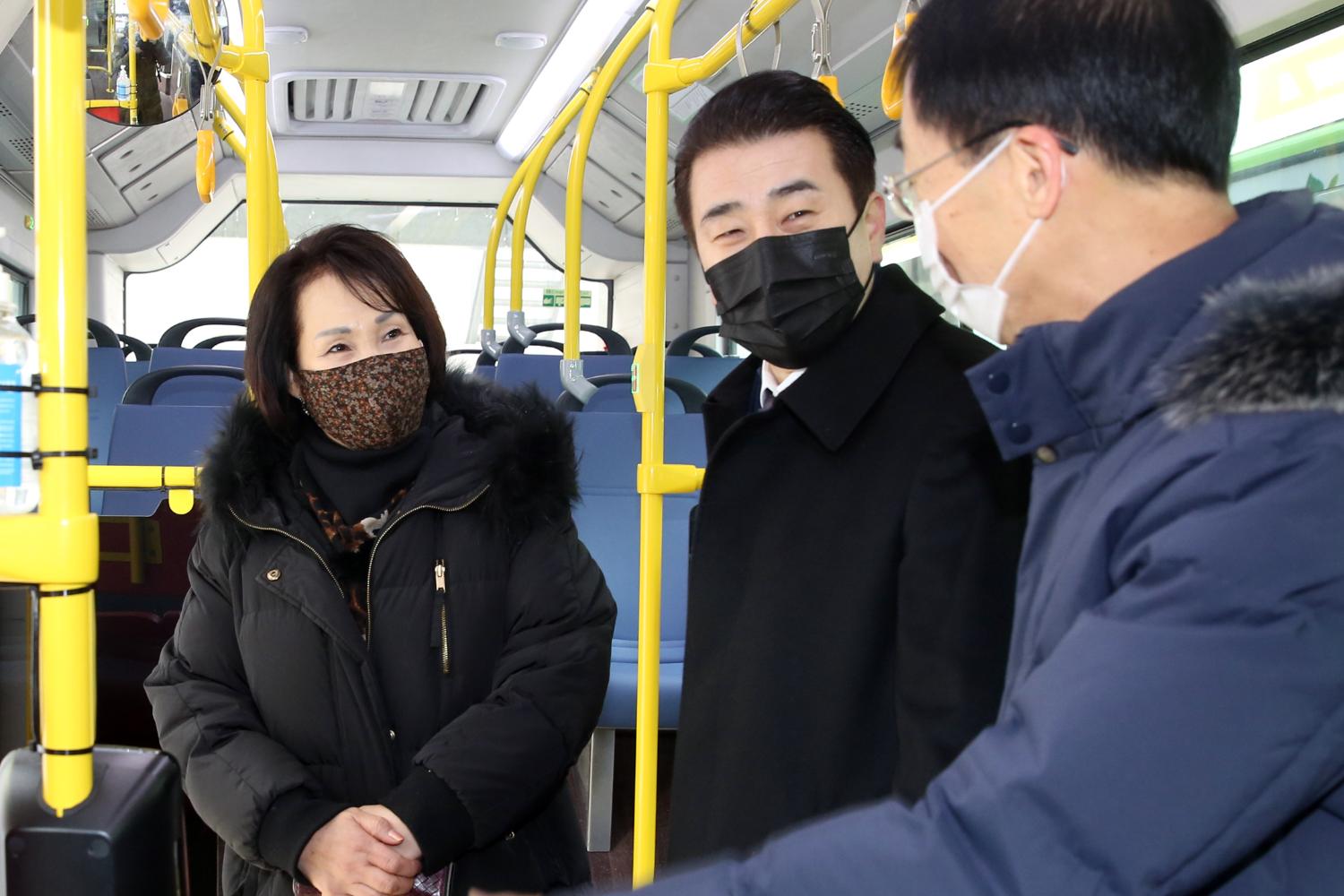 친환경 전기 저상마을버스 개통식 16