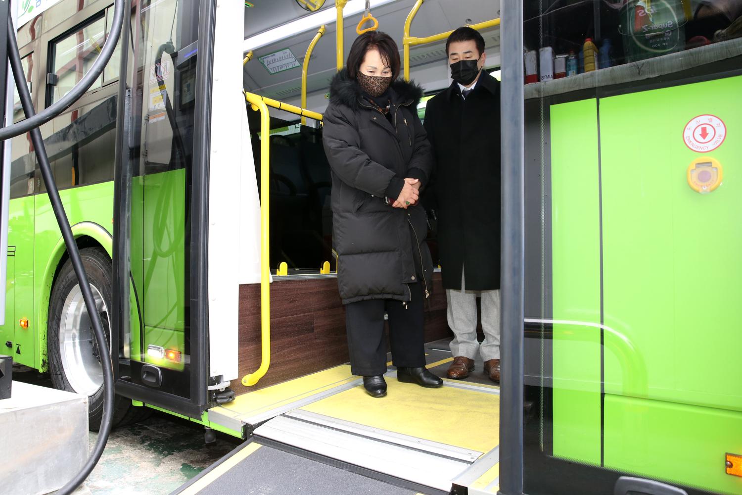 친환경 전기 저상마을버스 개통식 17
