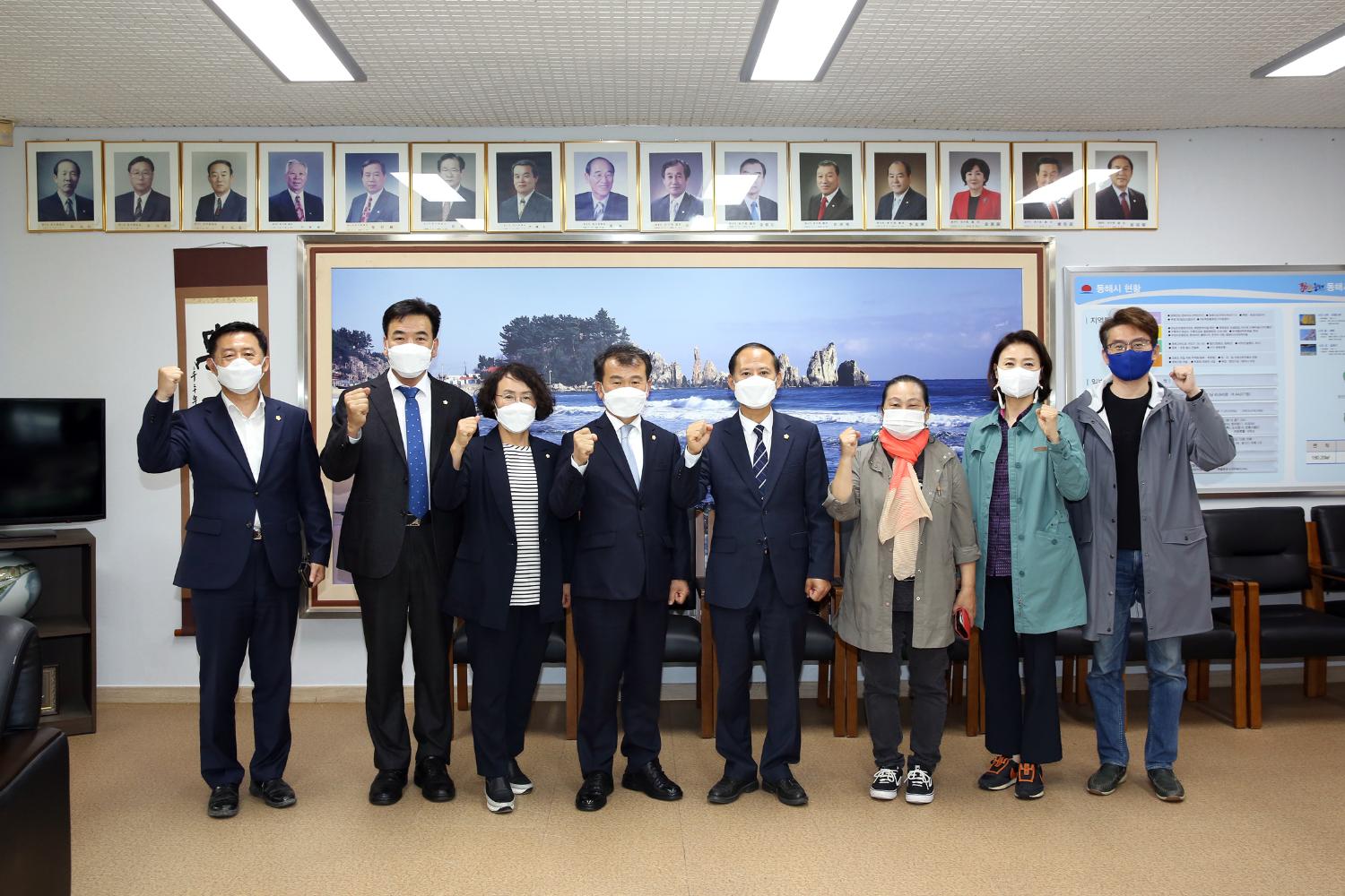 동해시의회 의장단과의 차담회(재정건설위원회 비교시찰) 5