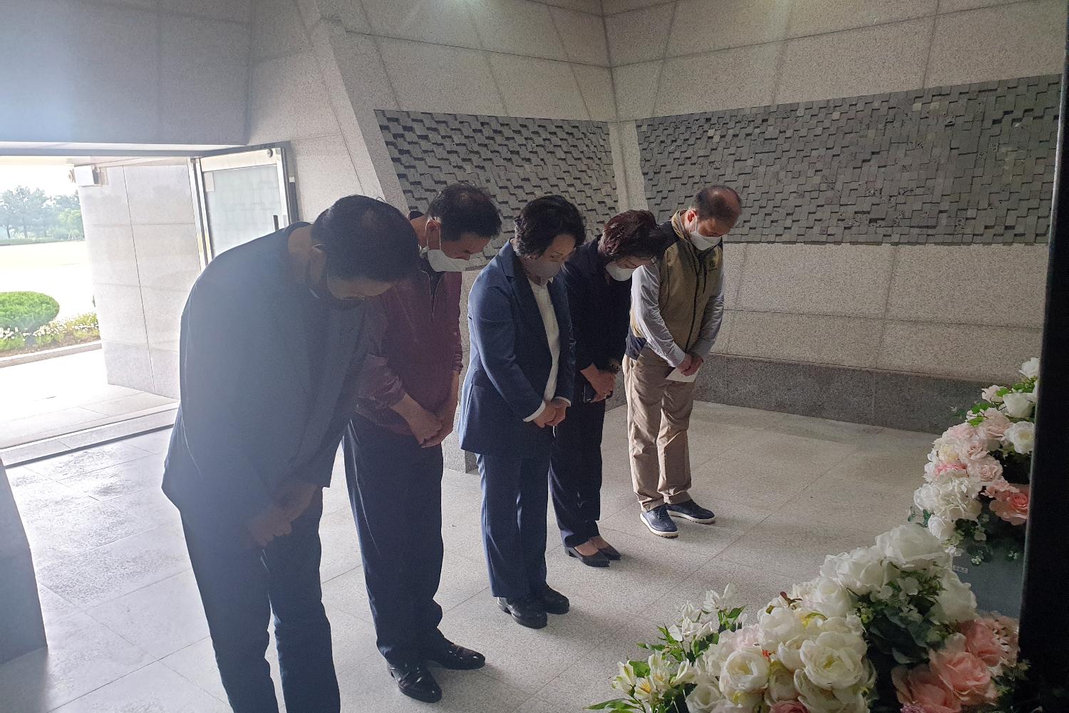 제주 4.3 평화공원 현장방문(박경희의장 자료제공) 2