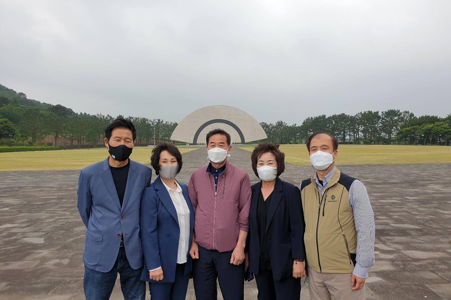 제주 4.3 평화공원 현장방문(박경희의장 자료제공) 3
