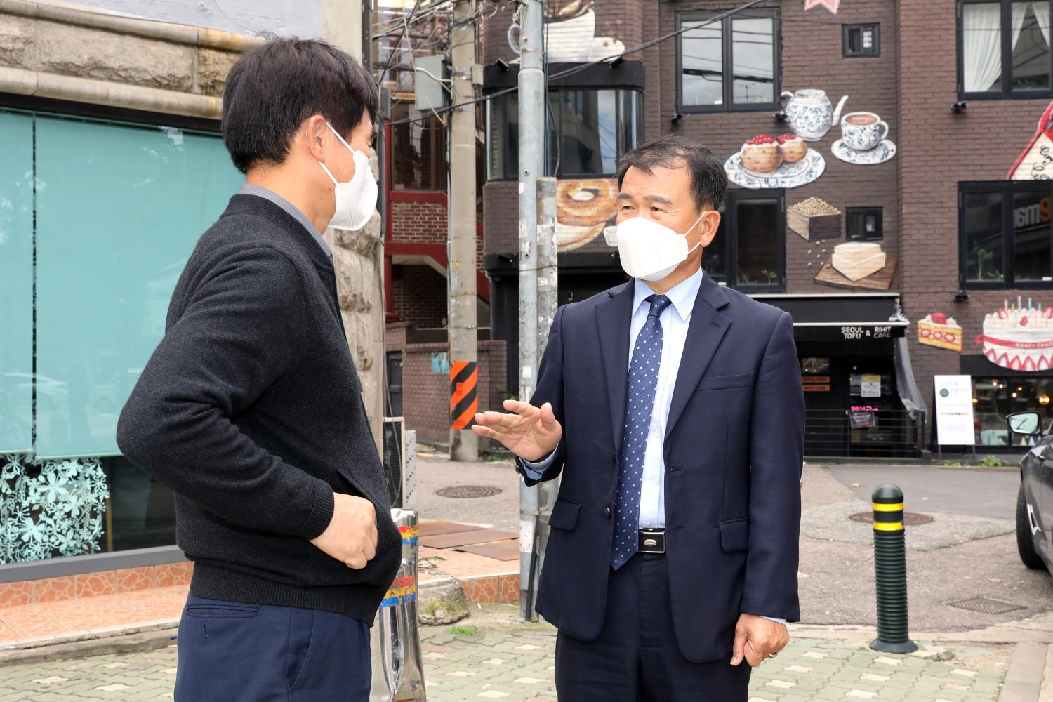 연희 대우아파트 일대 도로개설 현장방문