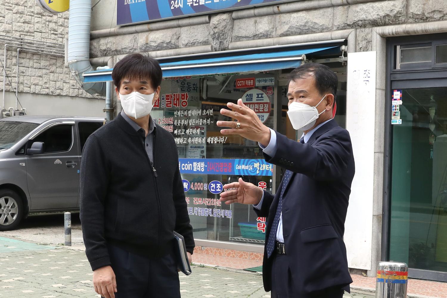 연희 대우아파트 일대 도로개설 현장방문 2