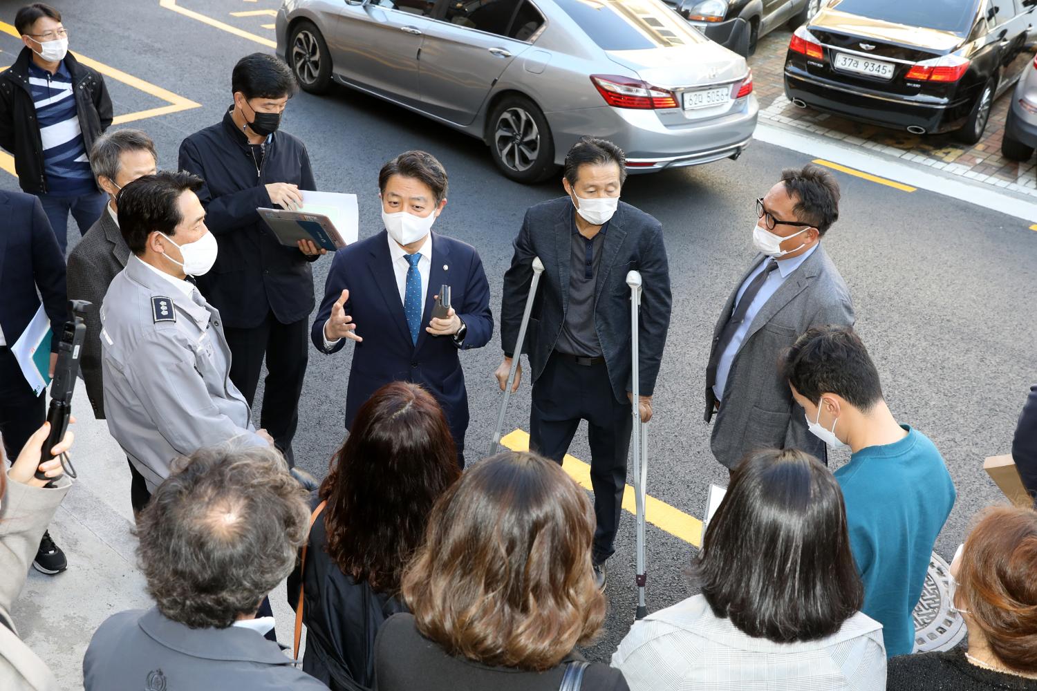 풍림아이원~ 포방터 시장 일대 보행자통로에 관한 현장방문 10