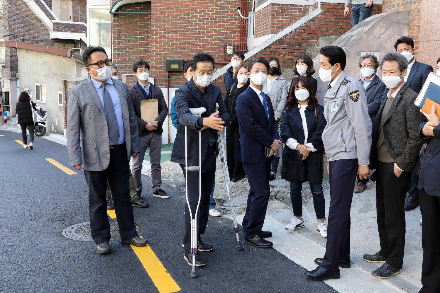 풍림아이원~ 포방터 시장 일대 보행자통로에 관한 현장방문 12