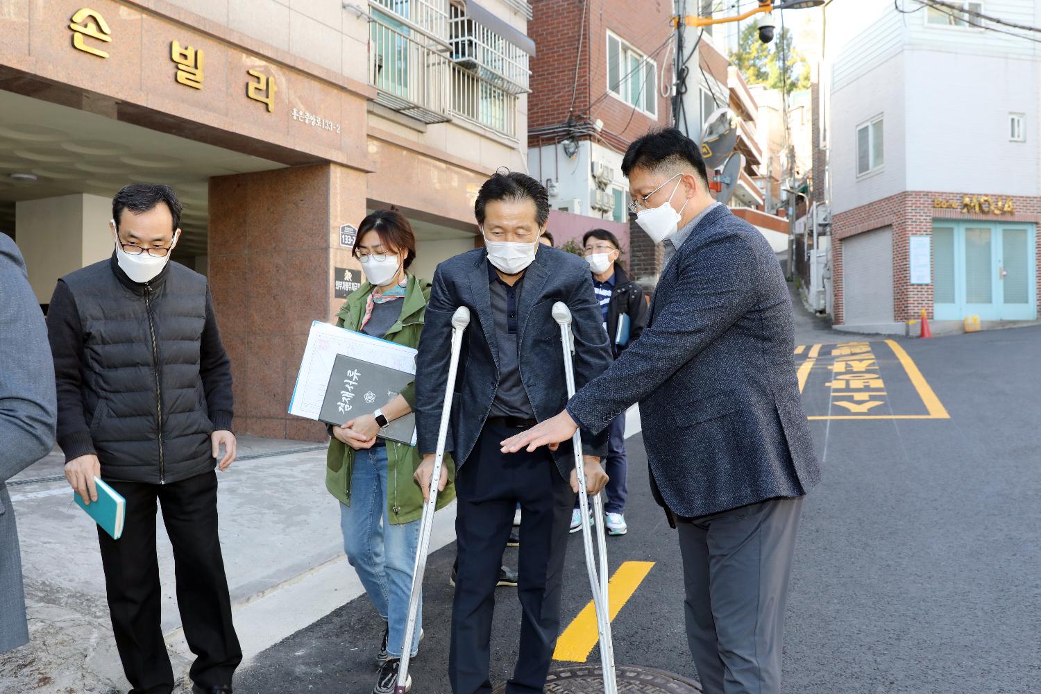 풍림아이원~ 포방터 시장 일대 보행자통로에 관한 현장방문 14