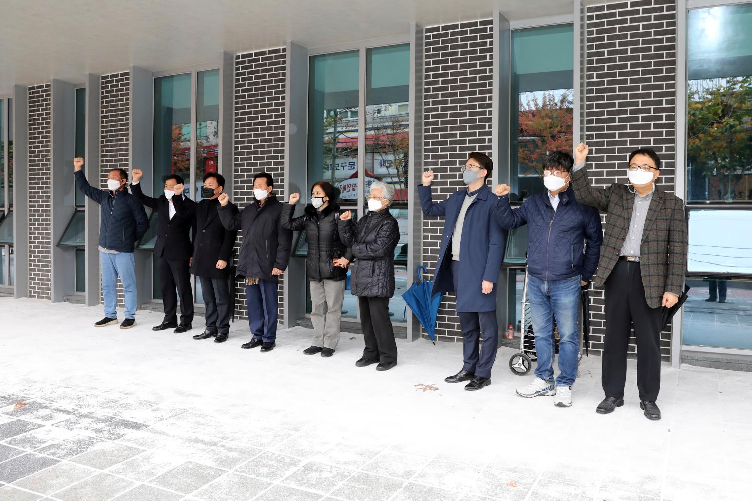 강경대열사 산화장소 바닥동판 완공식 4