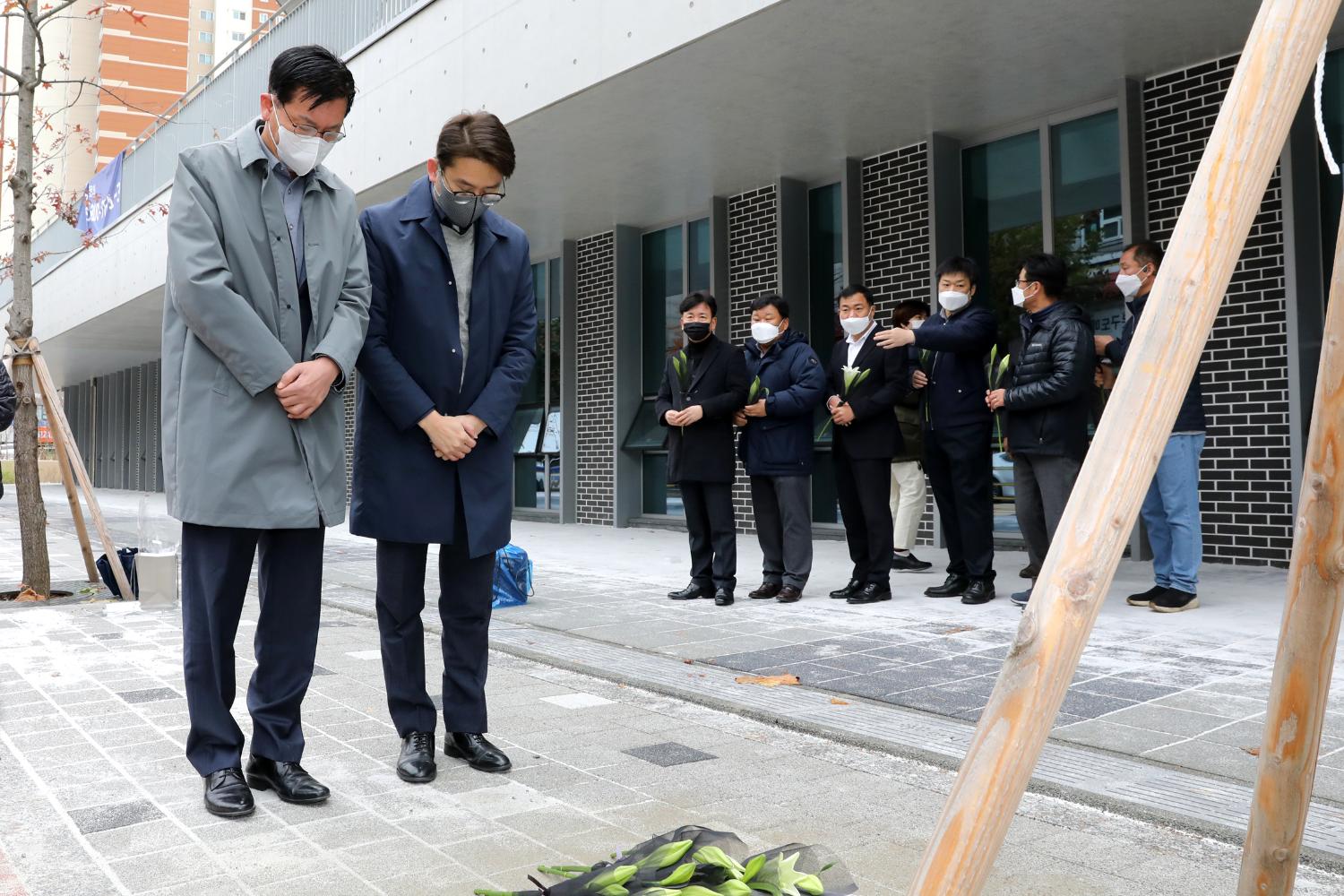 강경대열사 산화장소 바닥동판 완공식 8