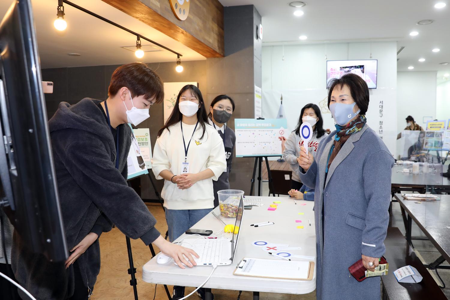 서대문청소년의회 청청축제 부스 격려방문 10