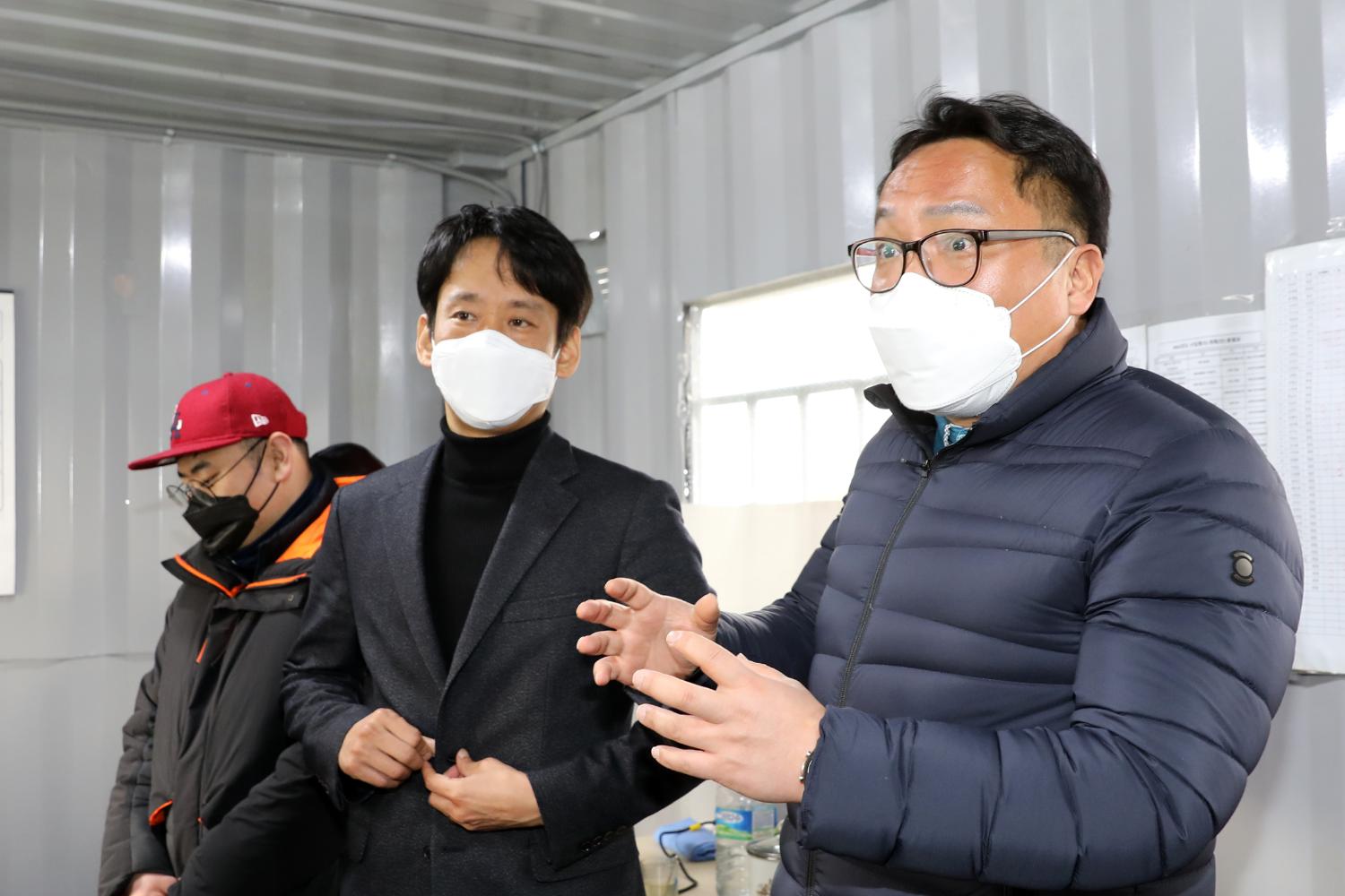 화재사고 이후 긴급 현장방문(게이트볼장) 3