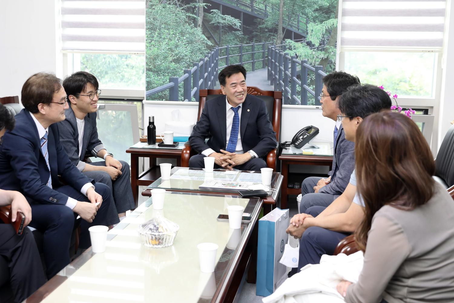 인창중고등학교 교장선생님 및 관계자와의 간담회 2
