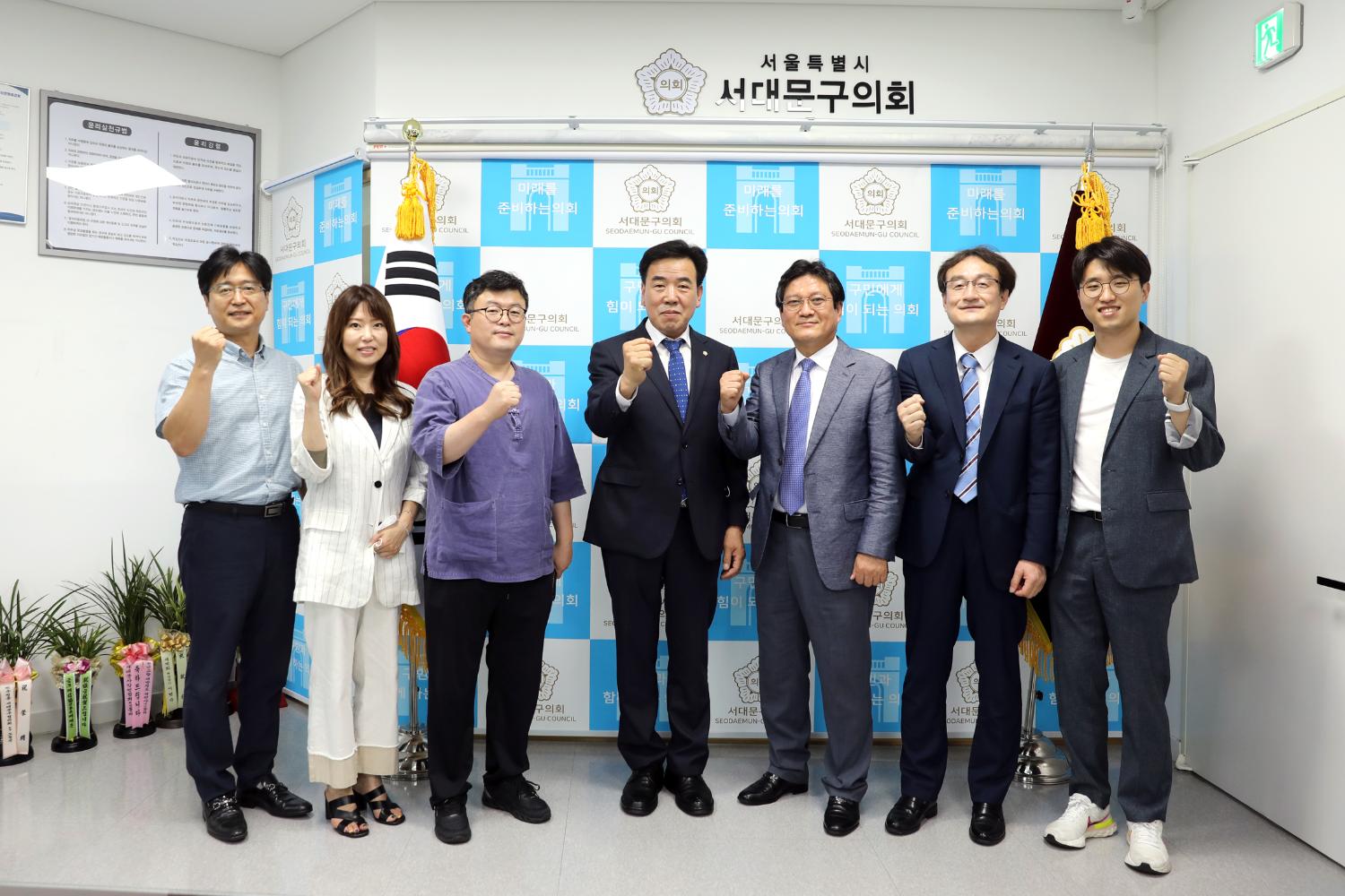 인창중고등학교 교장선생님 및 관계자와의 간담회 4