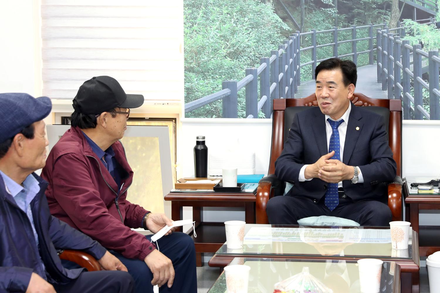 우정회 회원과의 간담회