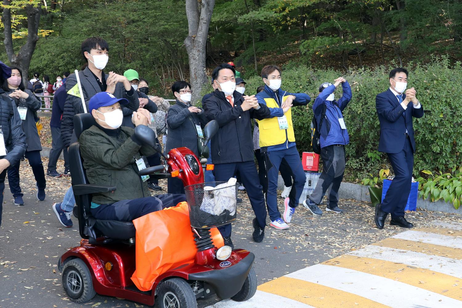 청각장애인 안산자락길 걷기대회 9