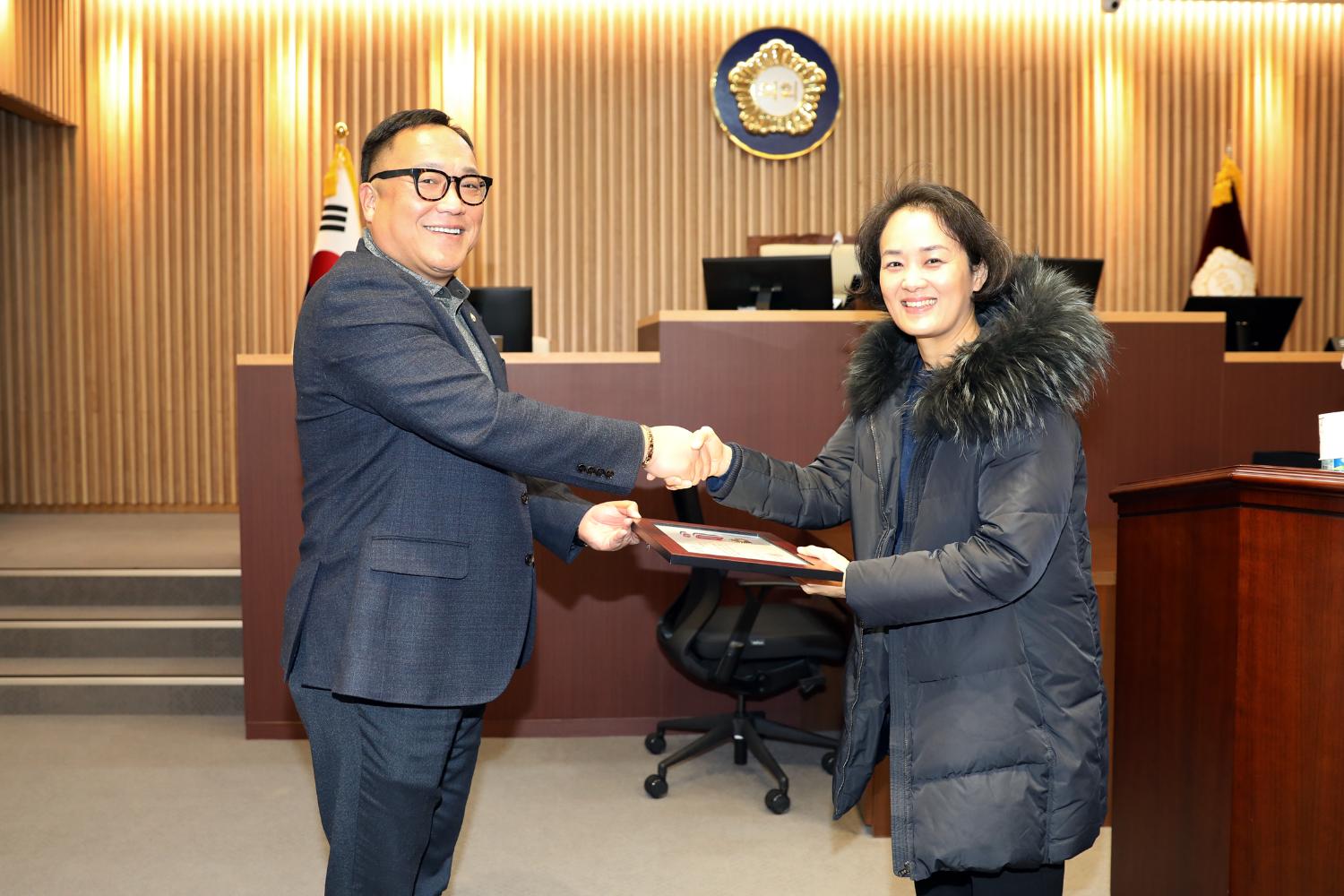 의장표창장 수여식(어린이집 선생님) 5