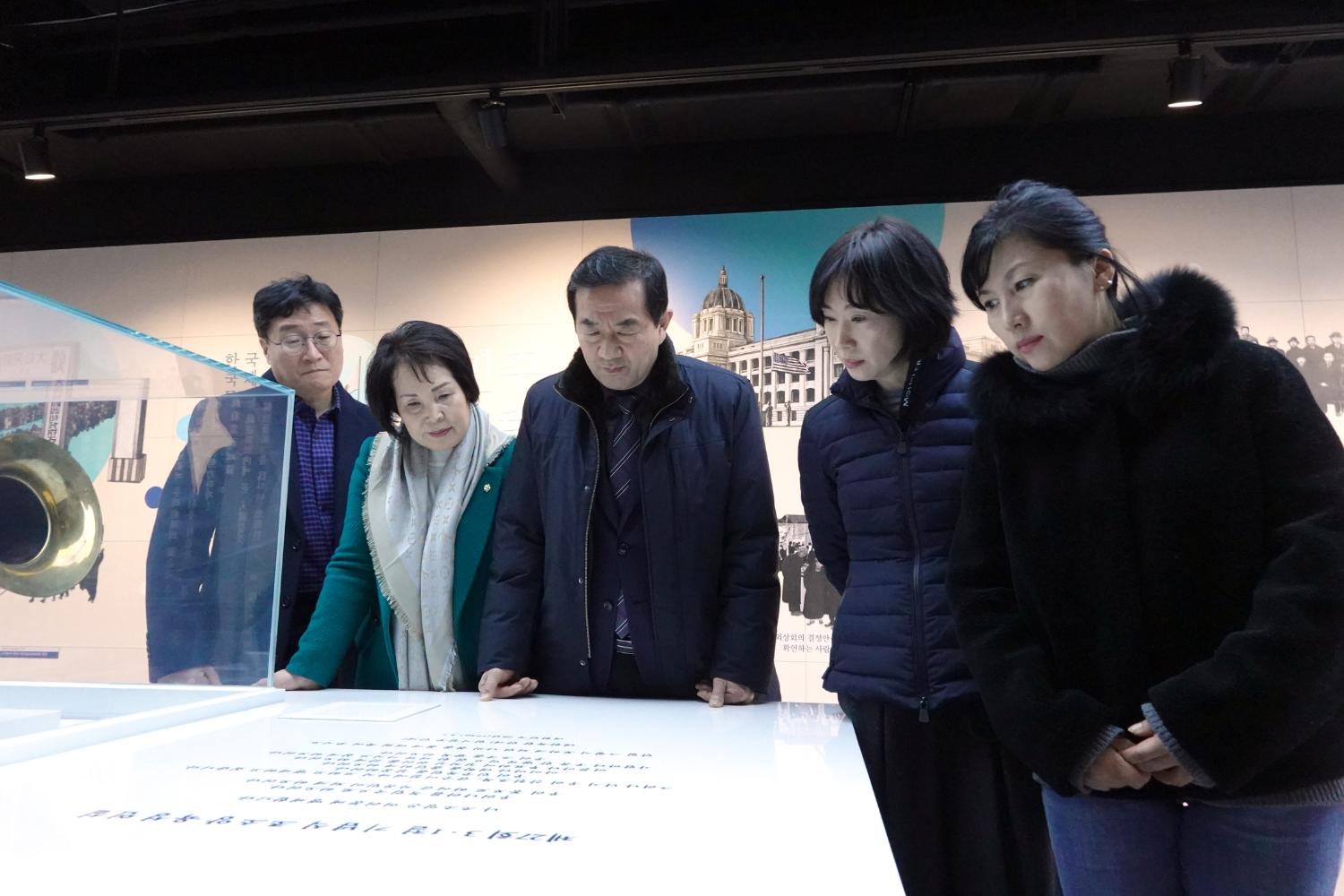 제286회 임시회 재정건설위원회 현장방문(국립대한민국임시정부기념관) 4