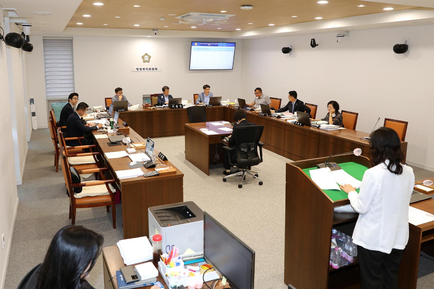 제292회 임시회 제2차~4차 행정복지위원회 추가경정예산안 심사