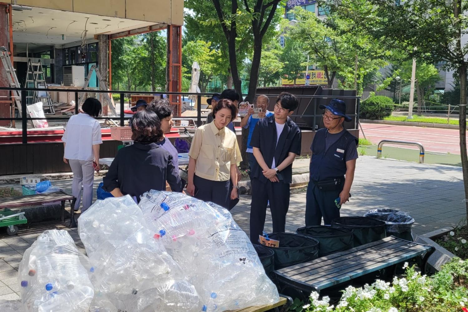 도시혁신연구회 현장방문(정발산동 행정복지 센터 자원순환가게) 2