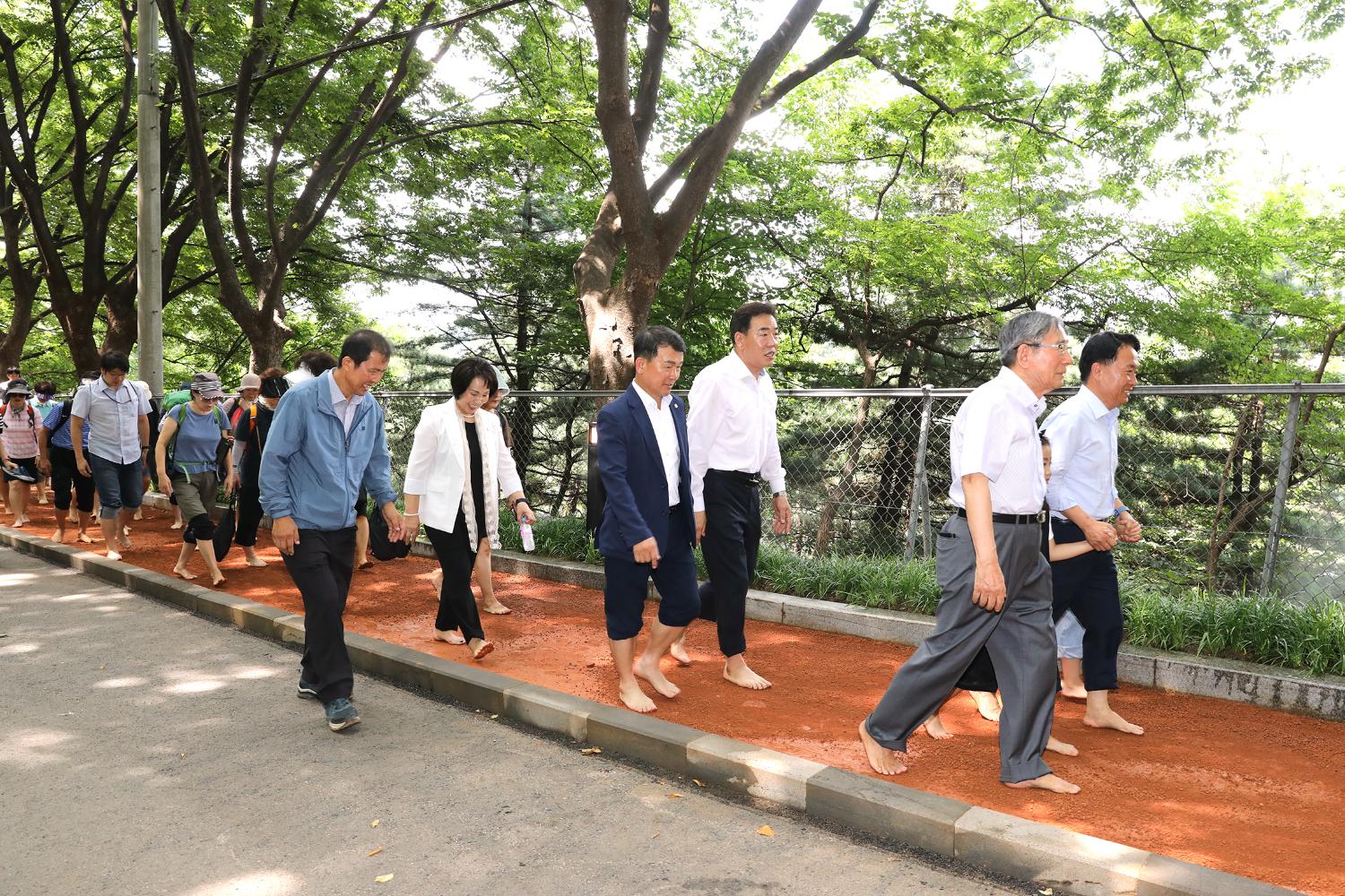 안산 황톳길 개장 13