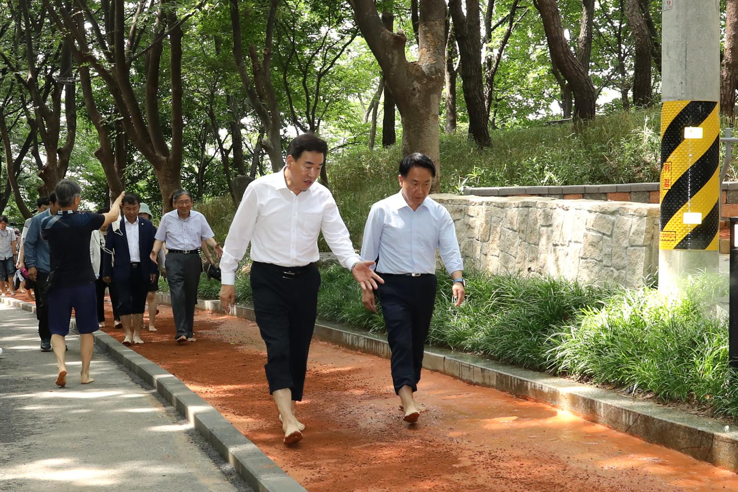 안산 황톳길 개장 14
