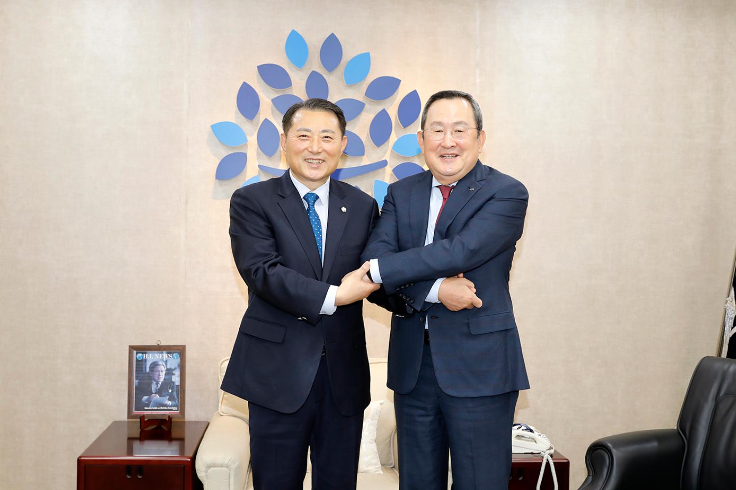 명지대학교 총장님과의 간담회