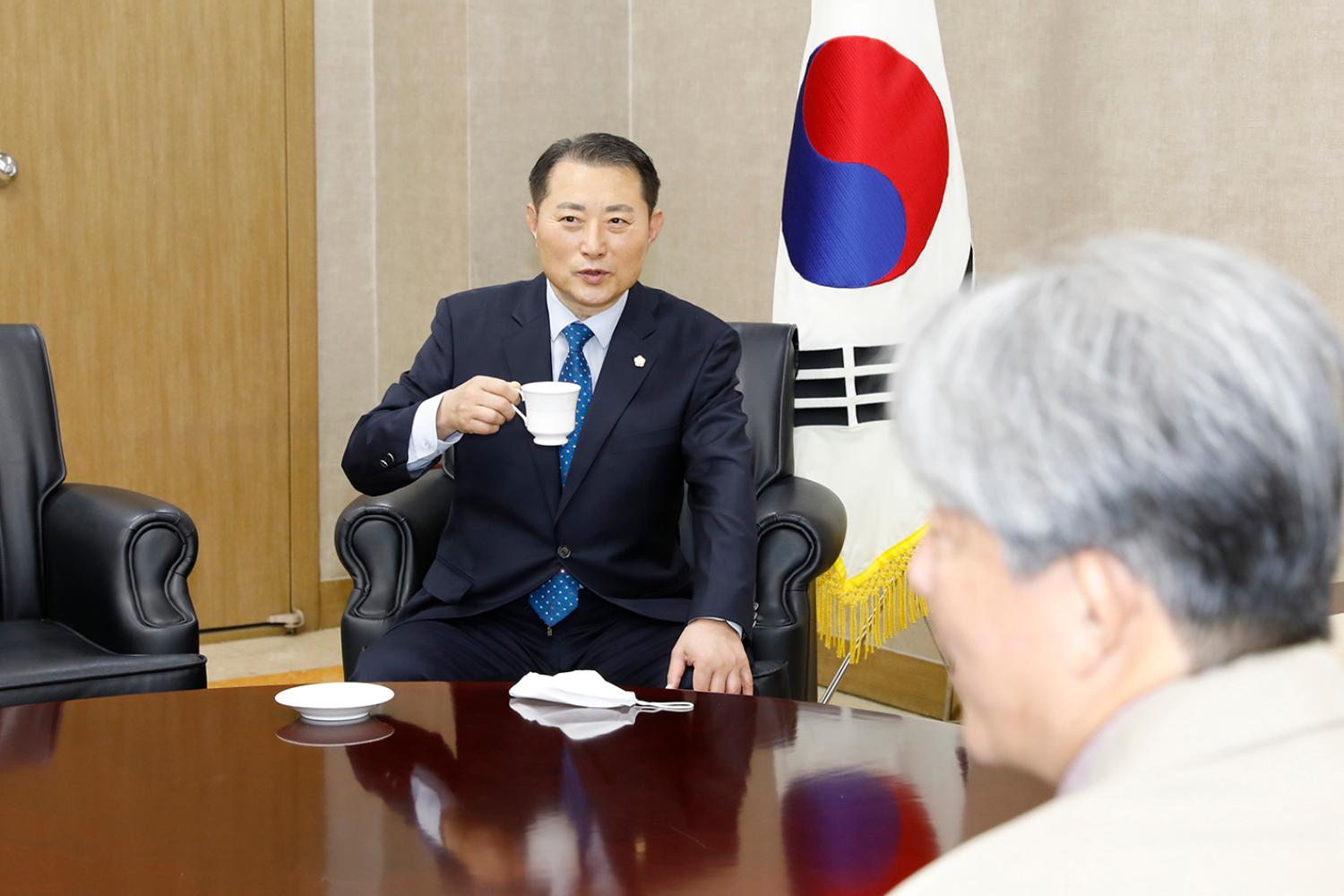 명지대학교 총장님과의 간담회 8