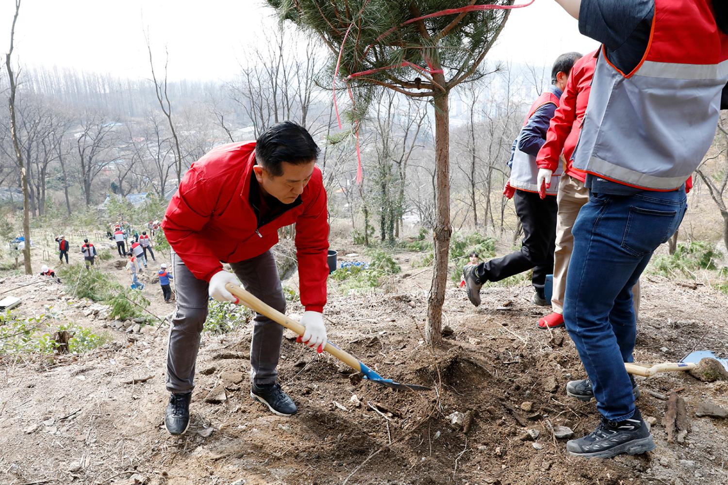 제79회 식목일기념 나무심기 행사 10