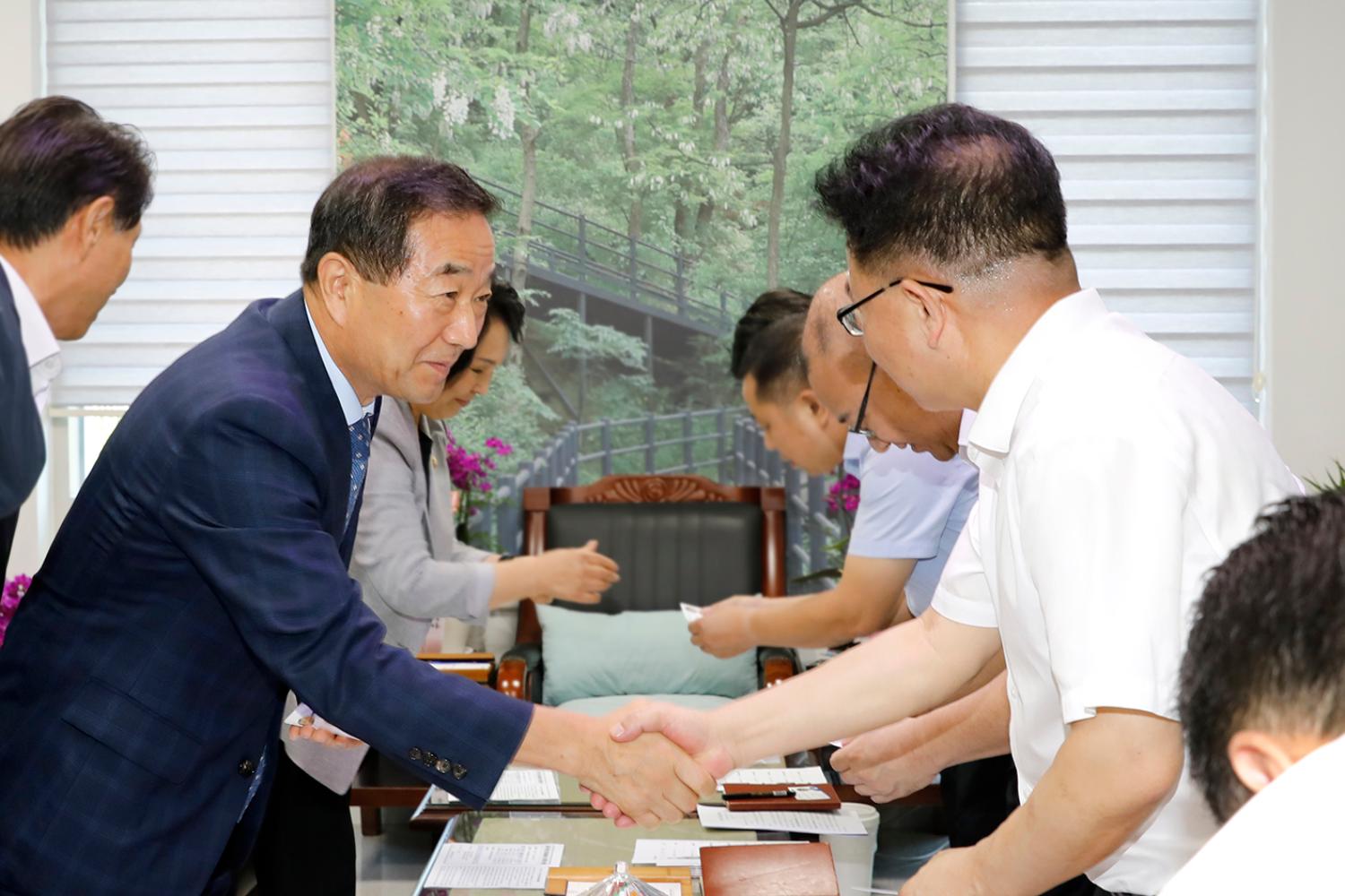 중국 후난성 리링시 대표단 방문 13