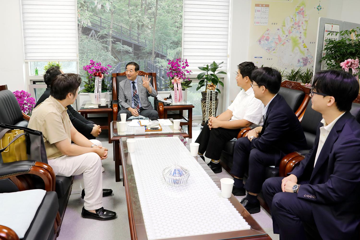 한국화교협회 연합총회 청년회 임원과의 간담회 3