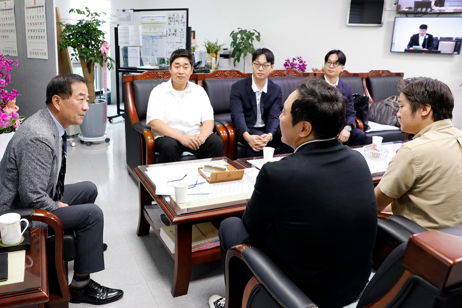 한국화교협회 연합총회 청년회 임원과의 간담회 4